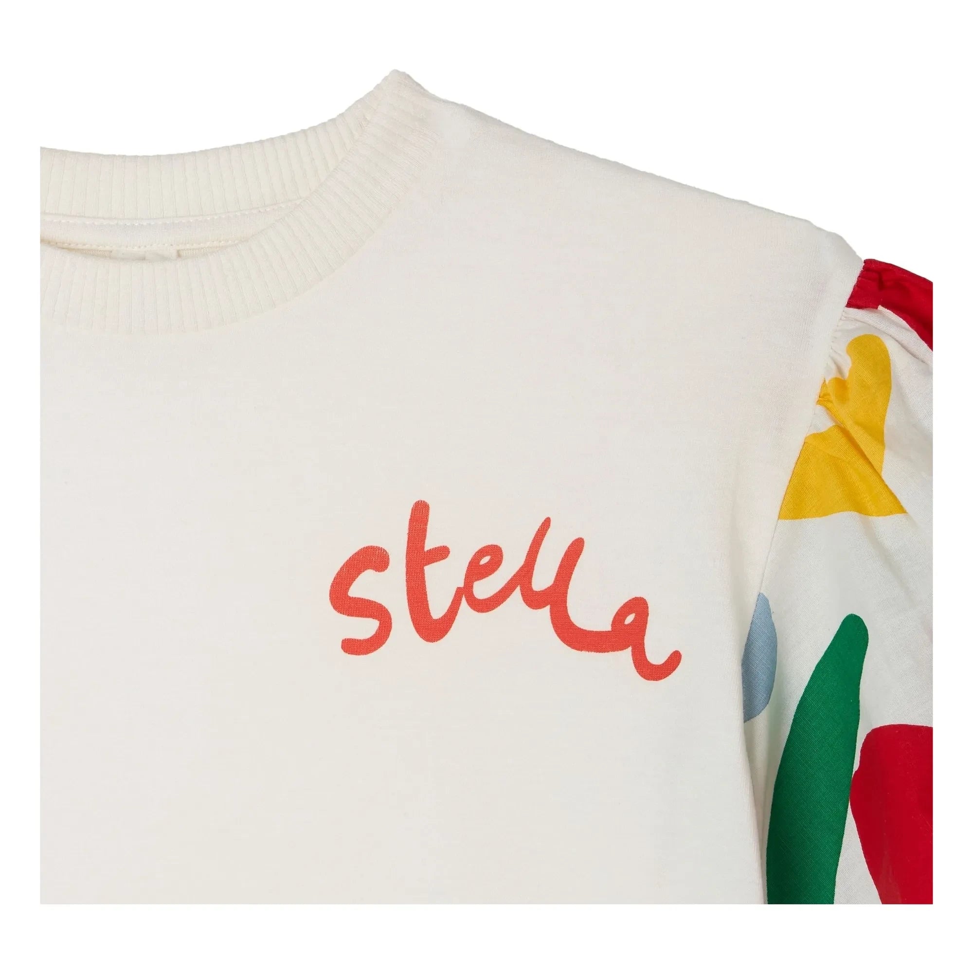 Stella McCartney Kids - Stella Fleuri Tişört | Ivory