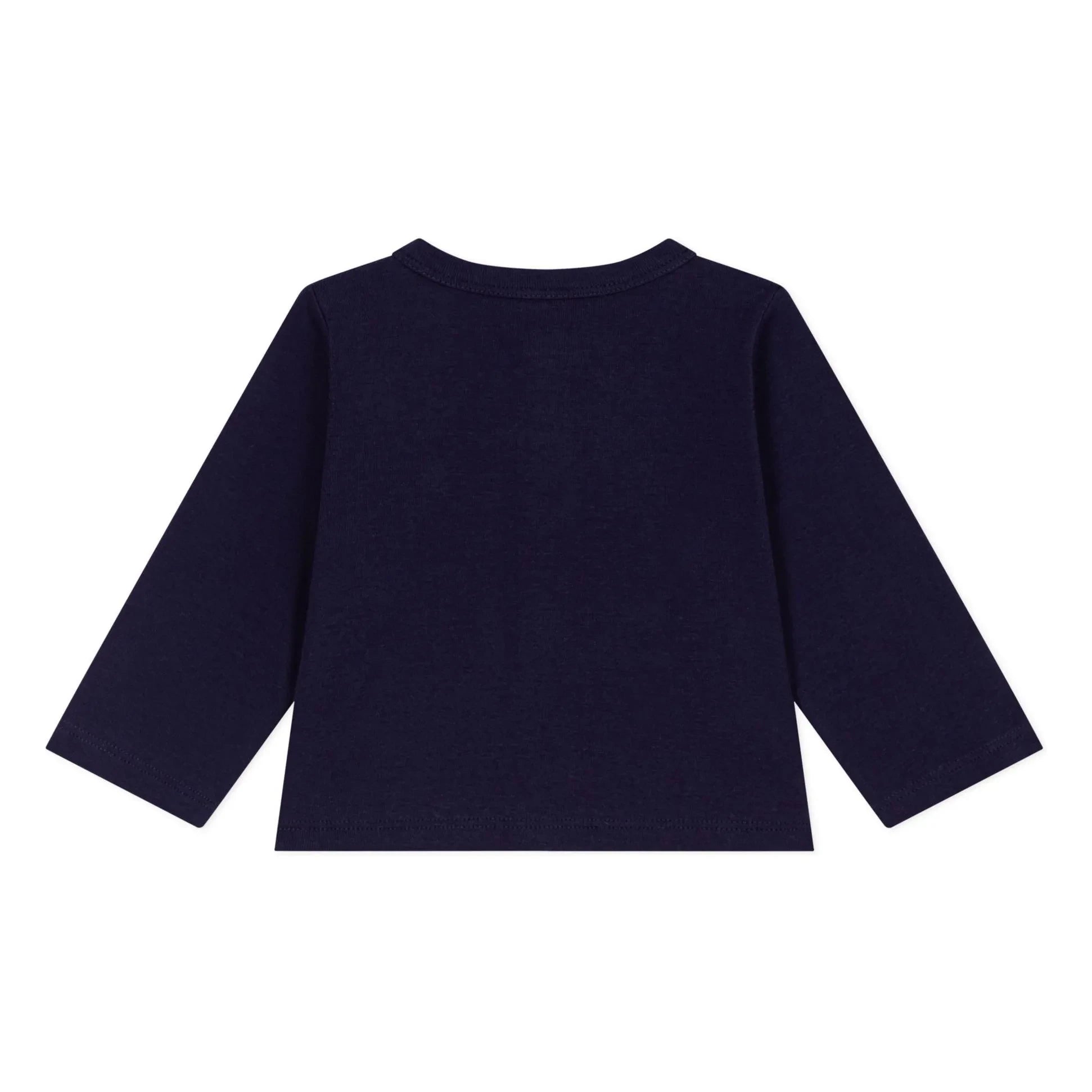 Petit Bateau - Organik pamuklu hırka | Gece mavisi