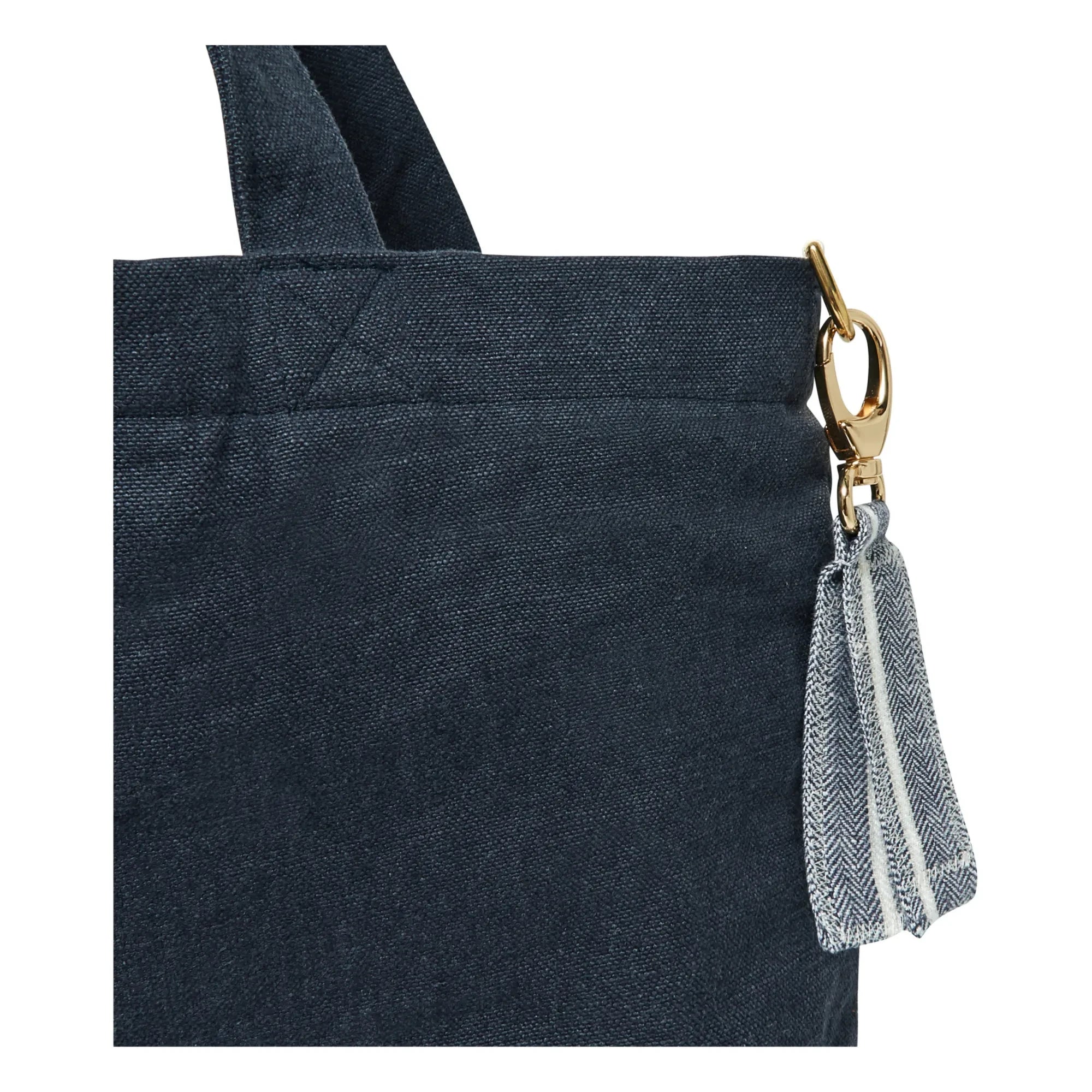 Adorna - Keten Tote Çanta | Lacivert