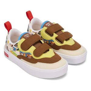 Hello Hossy - San Francisco Çizik Detaylı Sneakerlar | Kahverengi