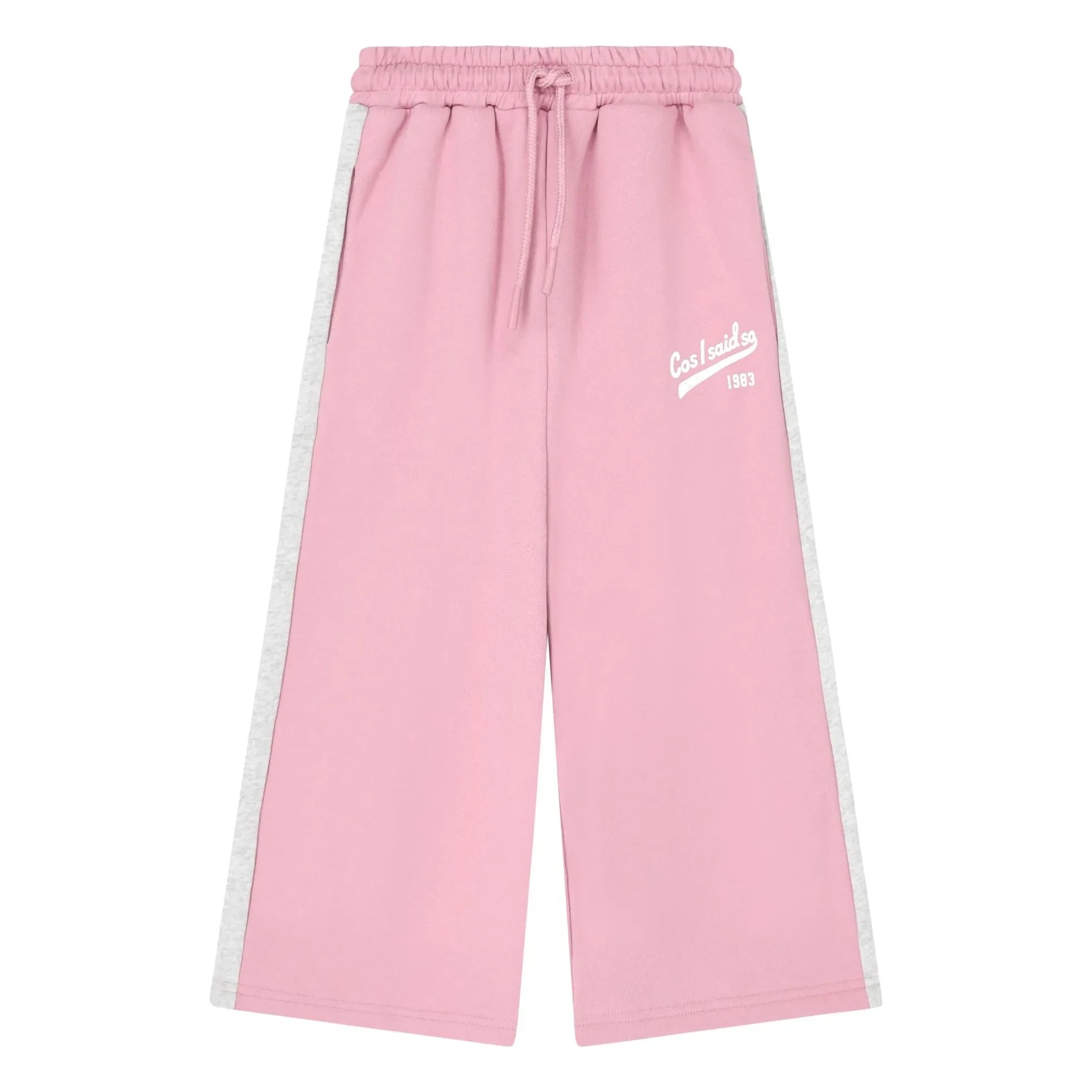 Cos I Said So - Geniş Logolu Organik Pamuk Jogger | Pembe
