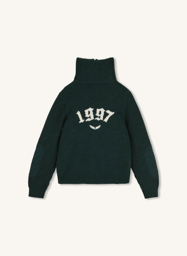 Zadig & Voltaire - 1997 Yün Truckneck Kazak | Yeşil