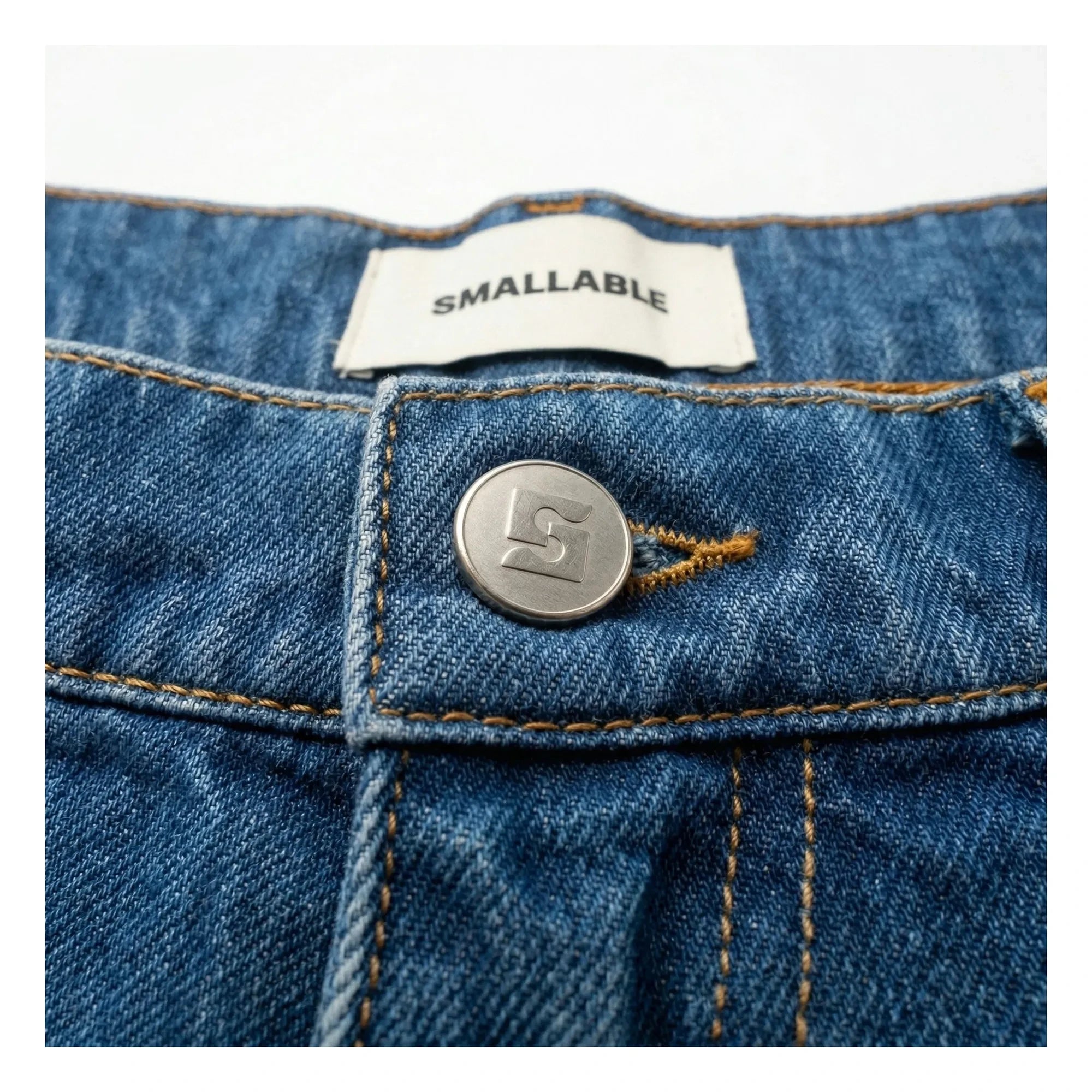 Smallable Woman - Paola Denim Bermuda Şort | Denim mavi