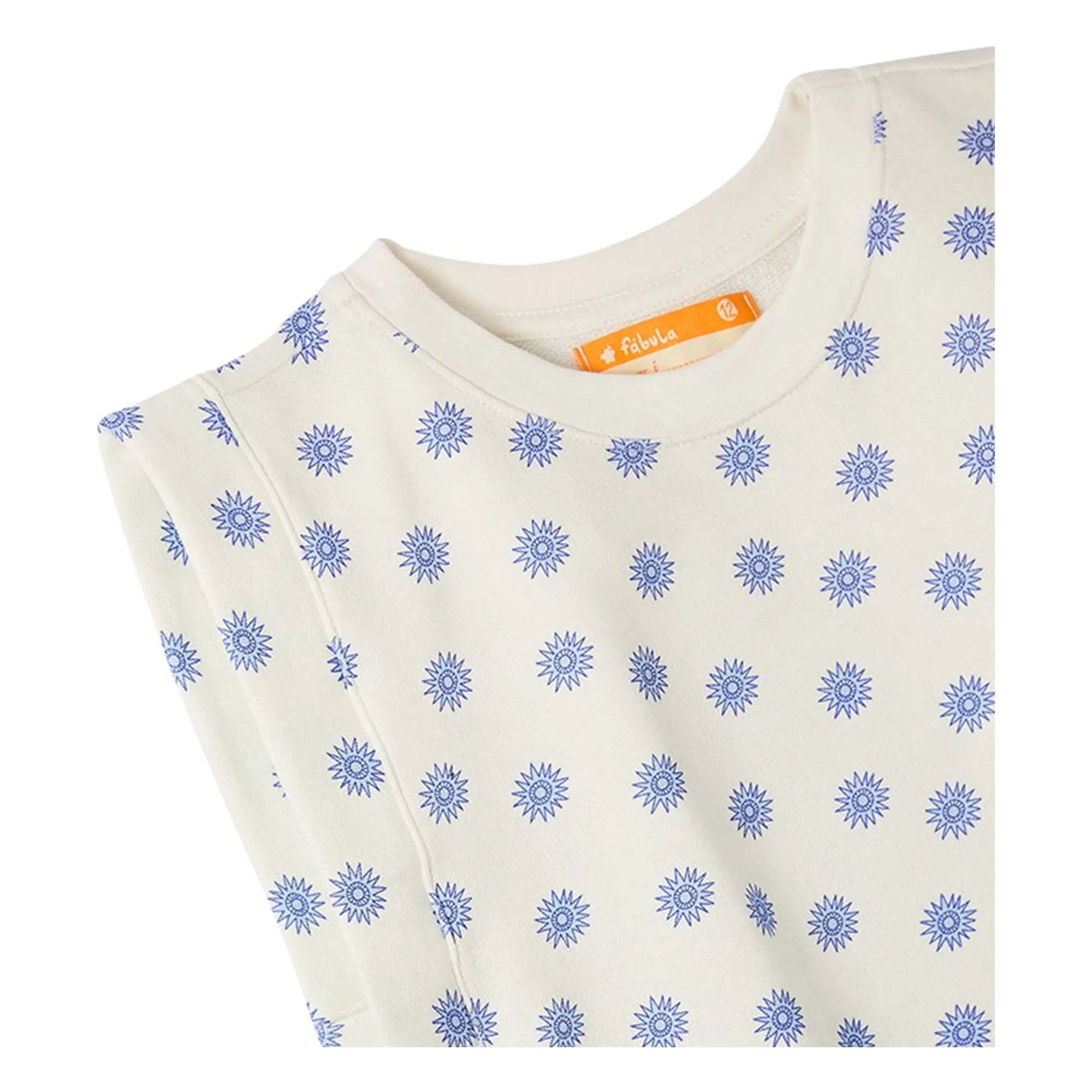 Fabula - Soleils Molton Kolsuz Sweatshirt | Beyaz