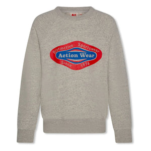 AO76 - Moon Actionwear geri dönüştürülmüş pamuklu sweatshirt | Heather grey
