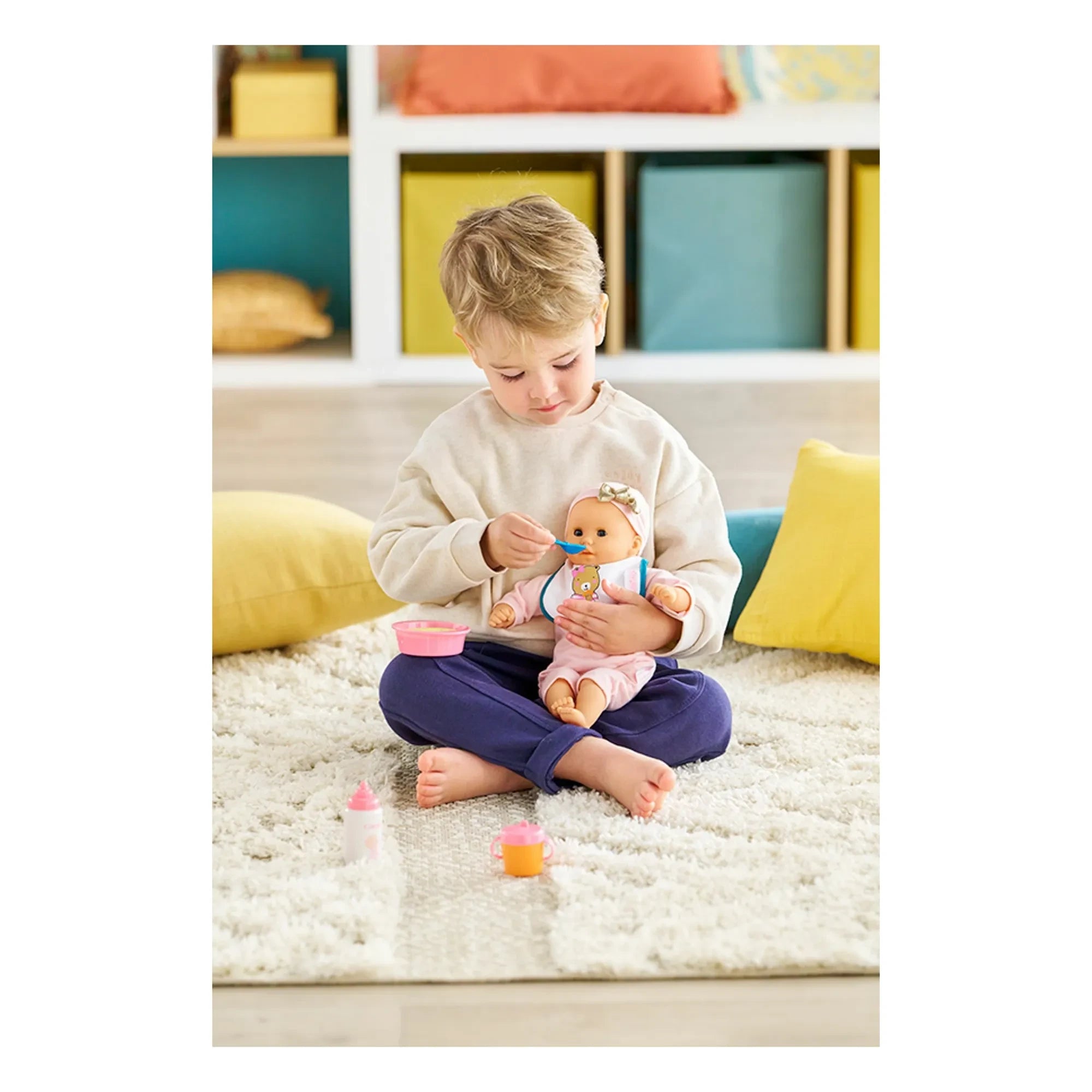 Corolle - Küçük Bebek Yemek Kutusu 30 cm | Pembe
