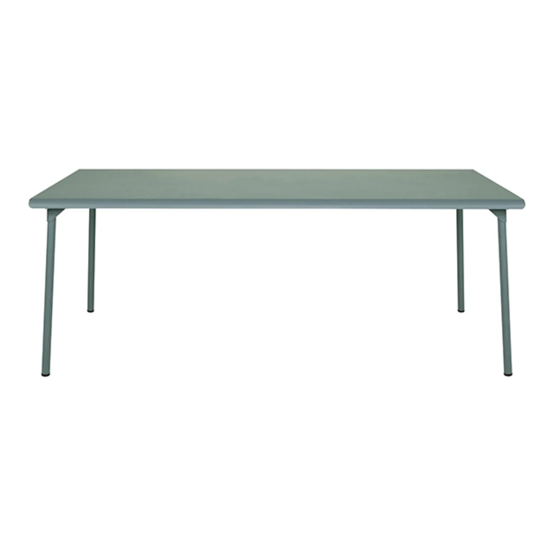 Tolix - Dış Mekan Paslanmaz Çelik Bahçe Masası 200 x 100 cm | Vert Lichen