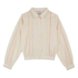 Emile et Ida - Vintage Pamuk Bluz | Krem