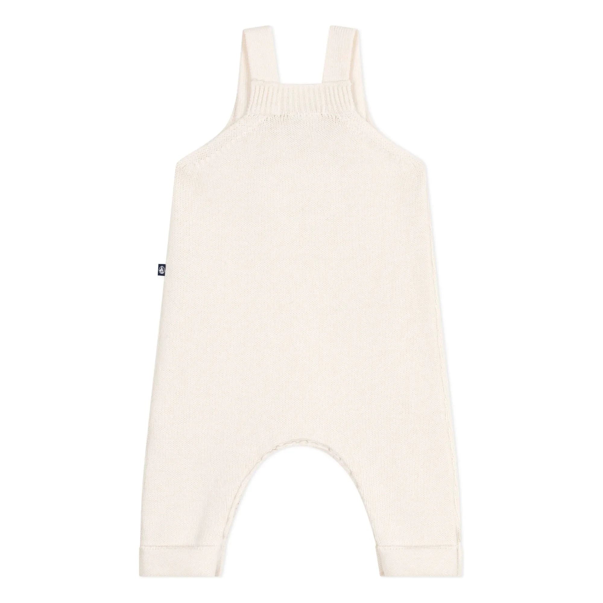 Petit Bateau - Yün Örgü Salopet | Ecru