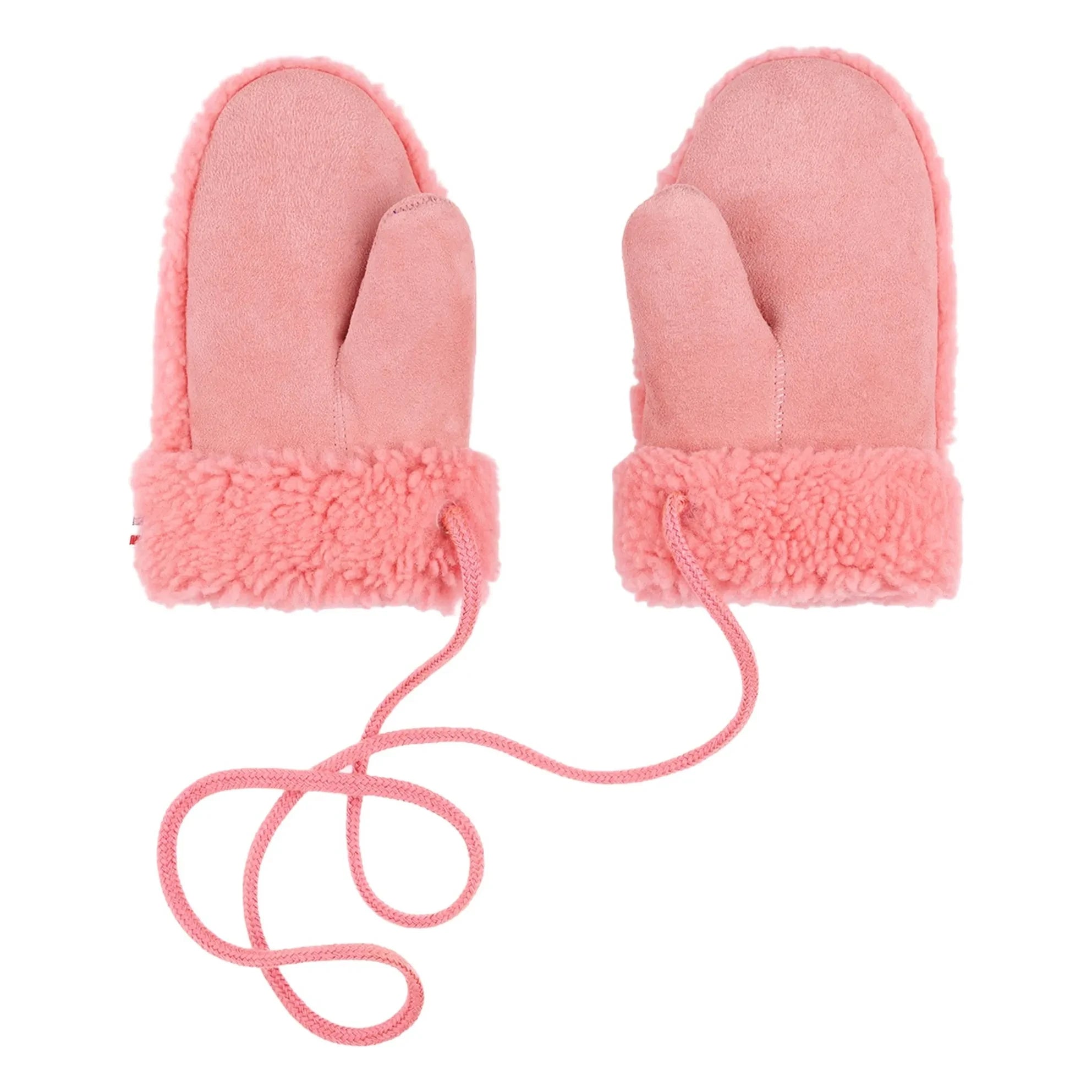 ILDA'S sheep - Teddy Peau Lainée Merinos Eldivenleri - Çocuk Koleksiyonu | Pembe