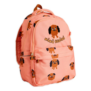 Mini Rodini - Doggies Geri Dönüştürülmüş Elyaf Sırt Çantası | Açık Pembe