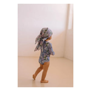 Studio Bohème - Linon Flowers Organik Pamuklu Fular | Lila