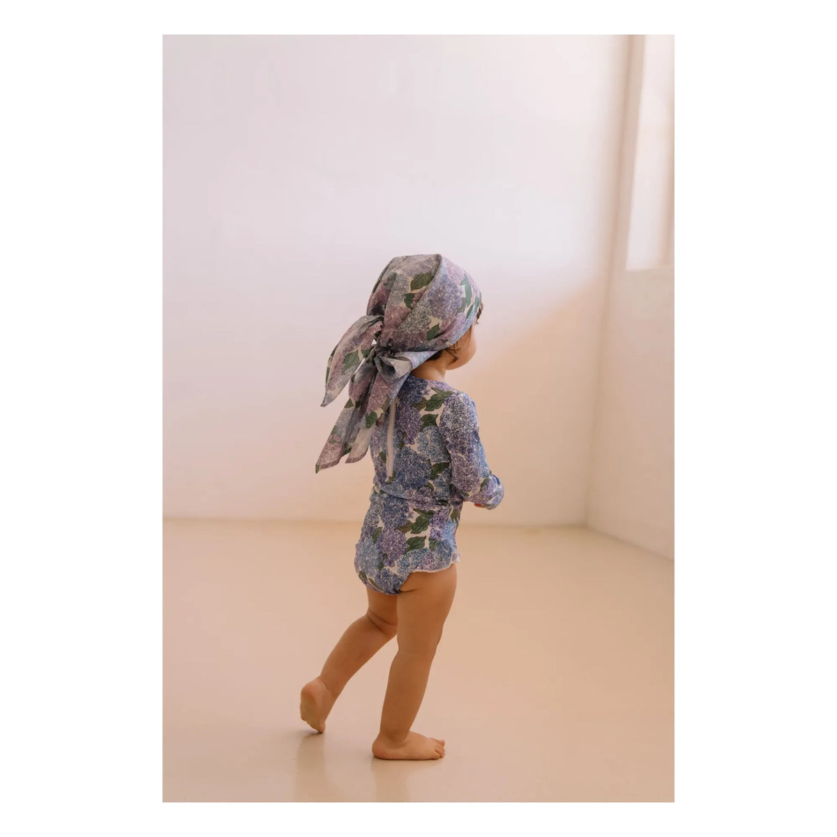 Studio Bohème - Linon Flowers Organik Pamuklu Fular | Lila
