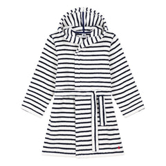 Petit Bateau - Çizgili Havlu Bornoz | Lacivert