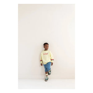 Jenest - Jules organik pamuk sweatshirt | Soluk sarı