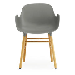 Normann Copenhagen - Kolçaklı Meşe Form Sandalye | Gri