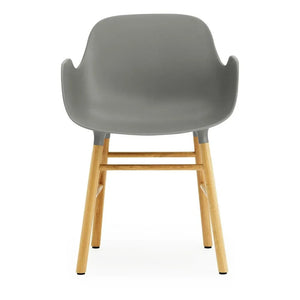 Normann Copenhagen - Kolçaklı Meşe Form Sandalye | Gri