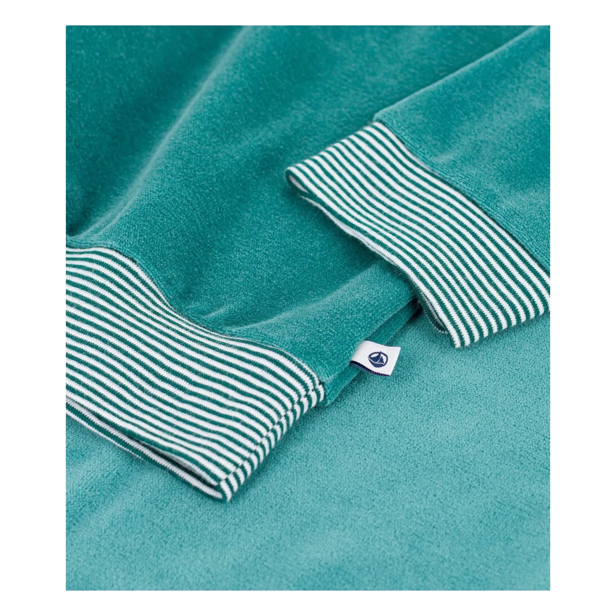 Petit Bateau - Uni Velvet Pijama | Orman Yeşili