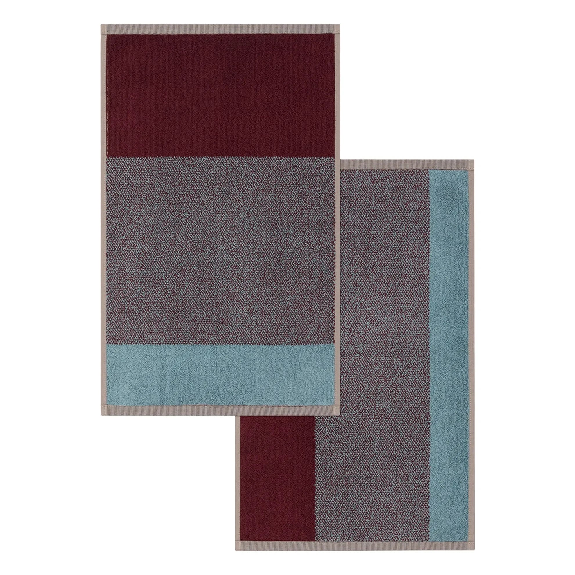 Suite 702 - Misafir havluları, Lex Pott - 2’li Set | Bordo