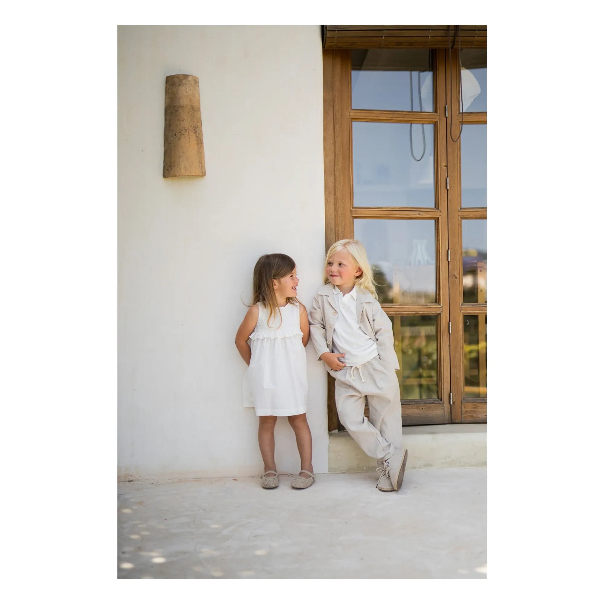 1+ in the family - Cadaques İşlemeli Elbise | Beyaz