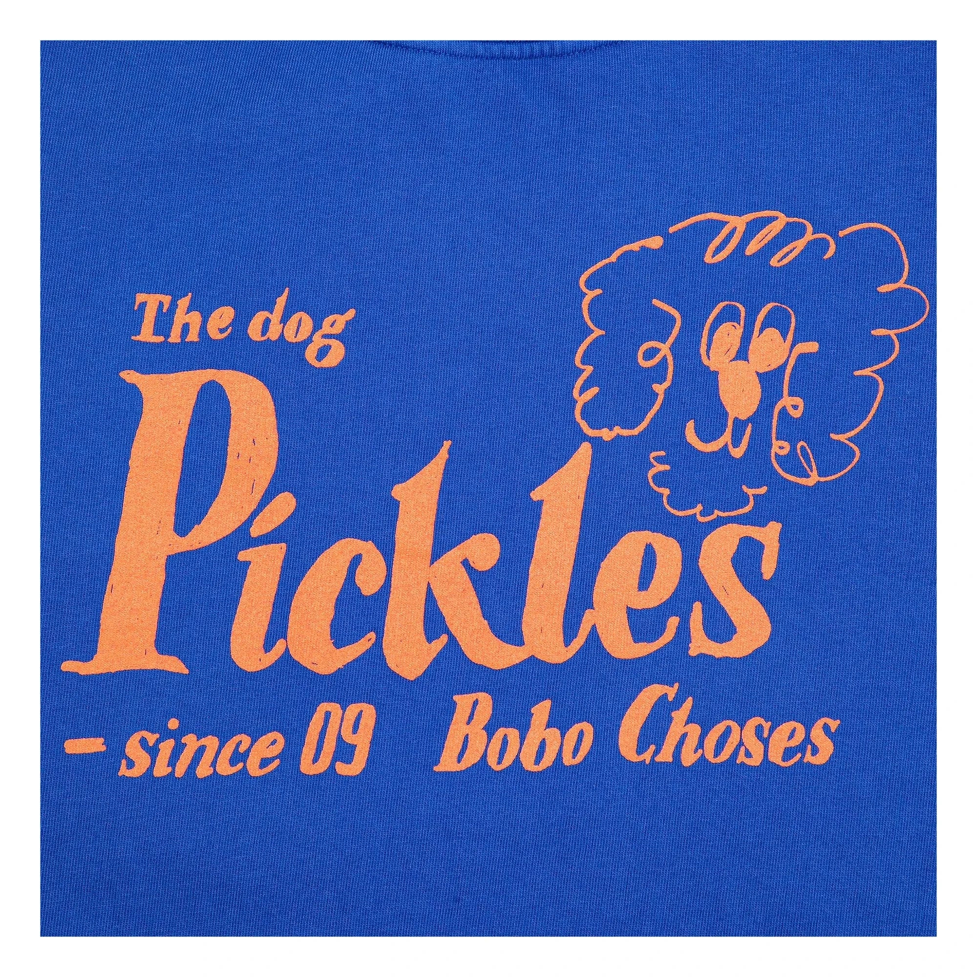Bobo Choses - The Dog Pickles organik pamuk sweatshirt | Kraliyet mavisi