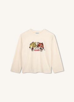 Kenzo - Kenzo Têtes Tigres Tişört | Beyaz