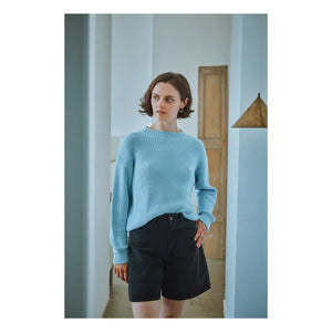 Poudre Organic - Dandelion Organik Pamuk Kazak | Açık mavi