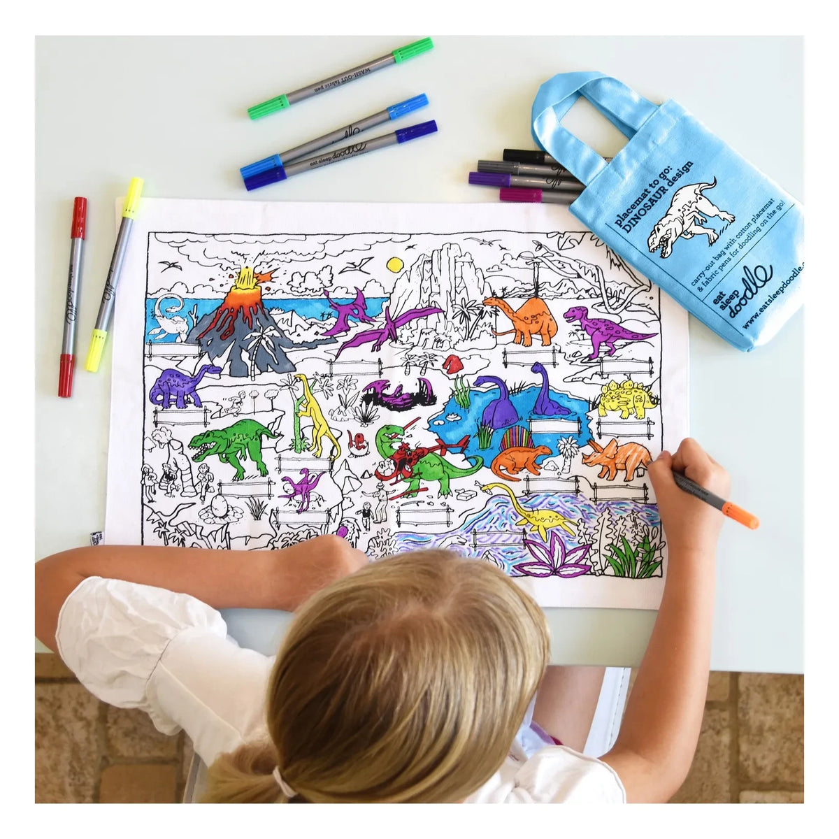 EatSleepDoodle - Dino Boyama Amerikan Servisi