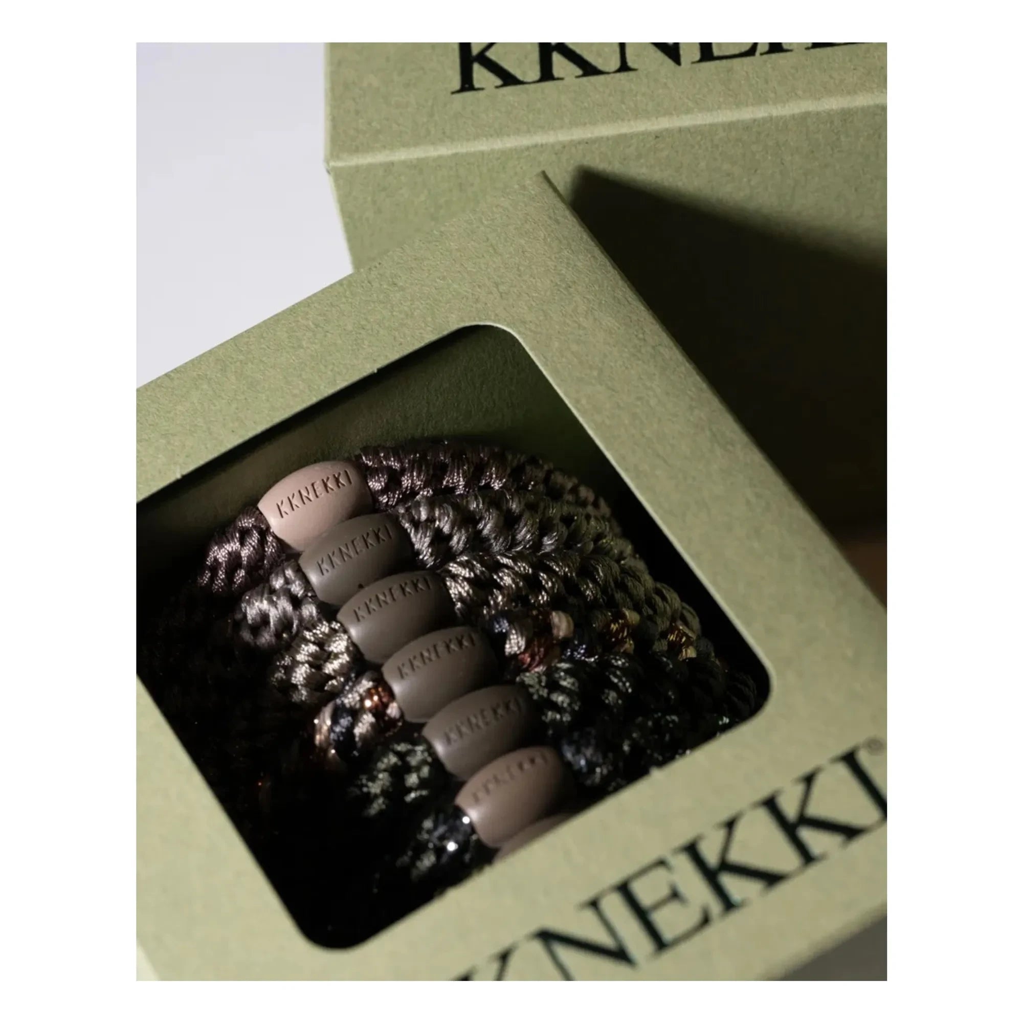Bon Dep - Set of 8 Kknekki Army Edition saç tokası | Haki