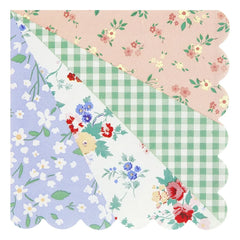 Meri Meri - Patchwork kâğıt havlular - 16'lı Set