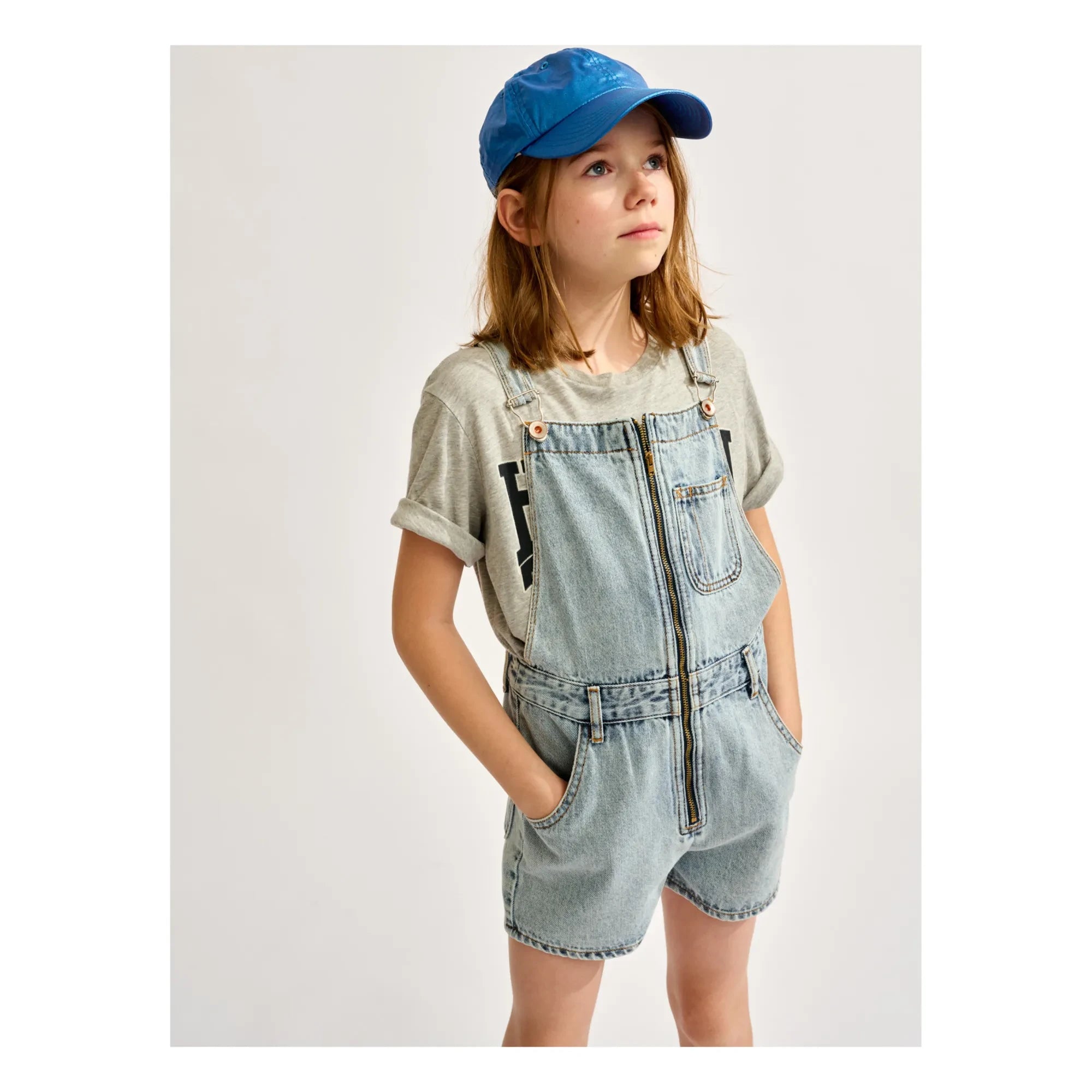 Bellerose - Yıkanmış denim salopet