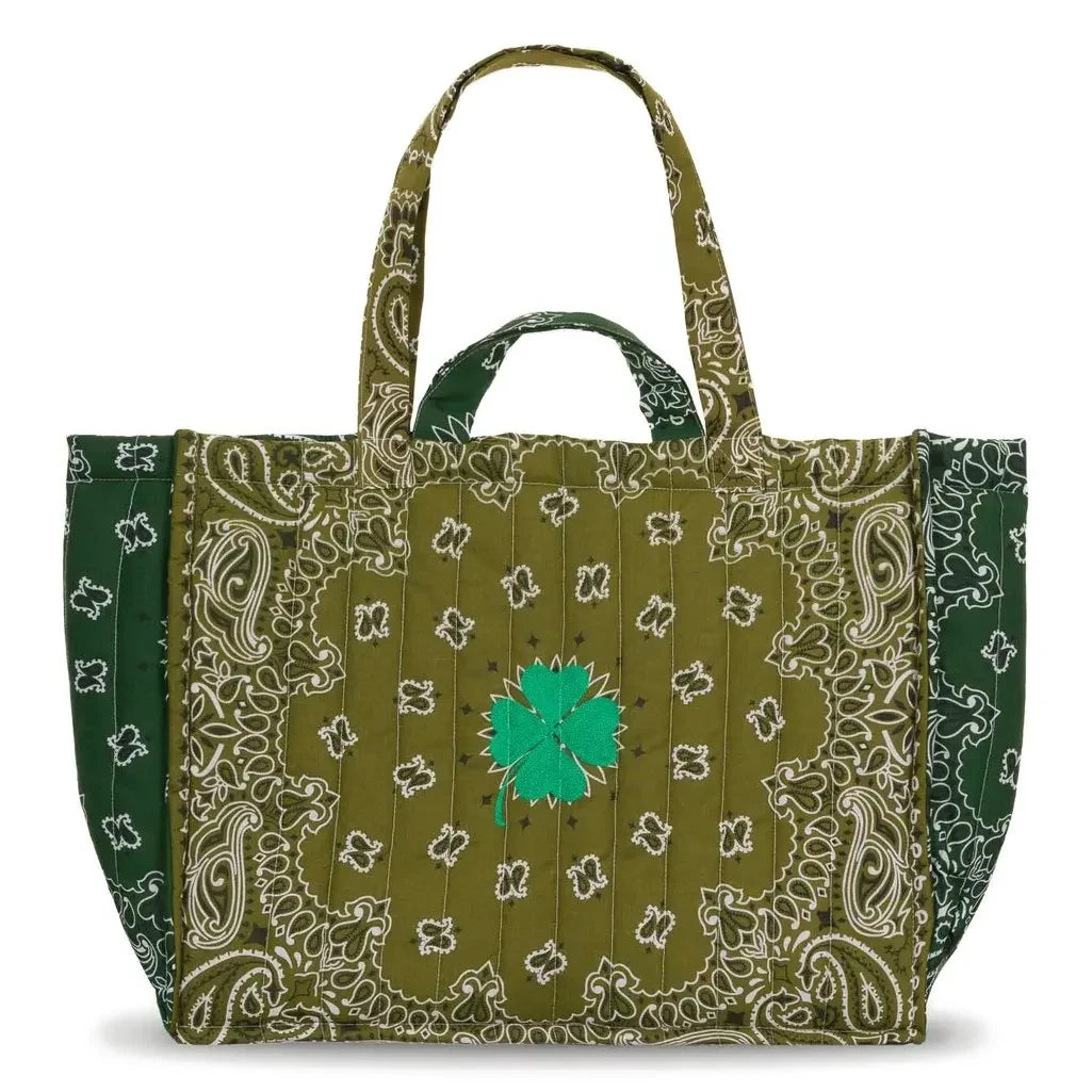 Call it by your name - Maxi Tote Shamrock Pamuk | Yeşil