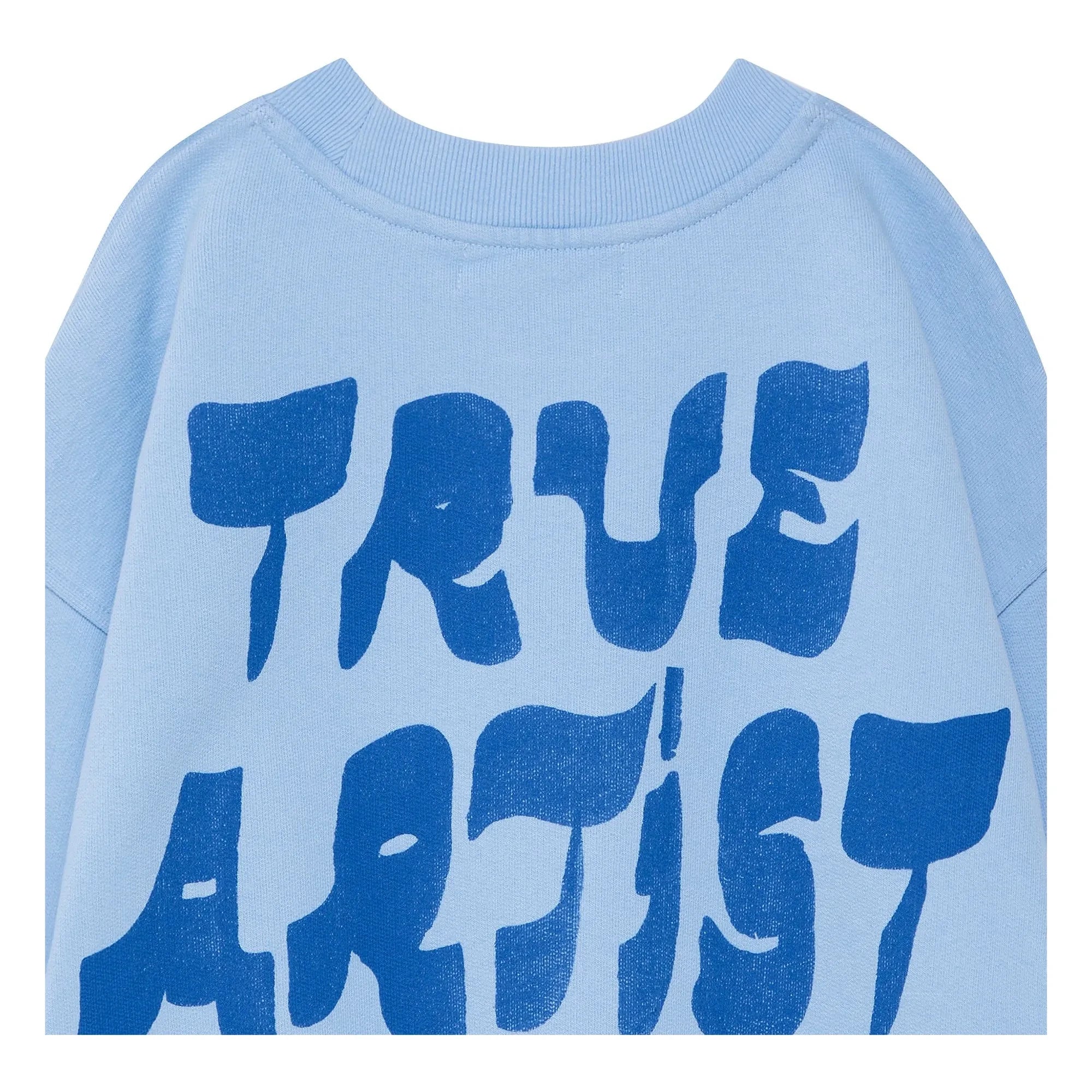True Artist - Sweat-shirt N°11 Kuş Organik Pamuk | Açık mavi