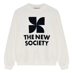 the new society - Pamuklu sweatshirt | Beyaz