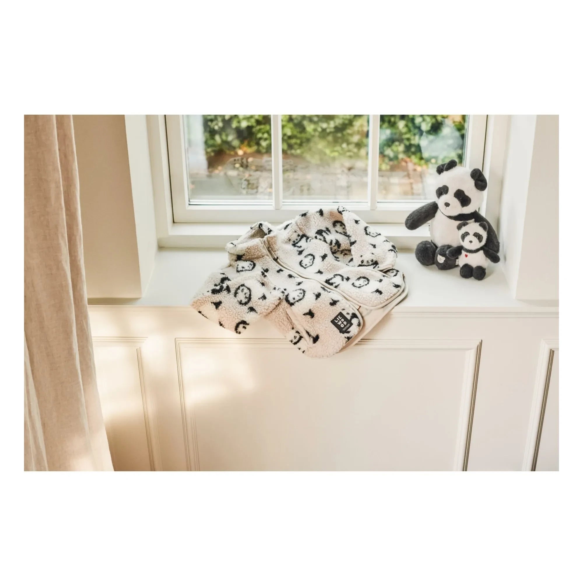 Liewood - Nolan Pandas Geri Dönüştürülmüş Elyaf Sherpa Ceket | Bej