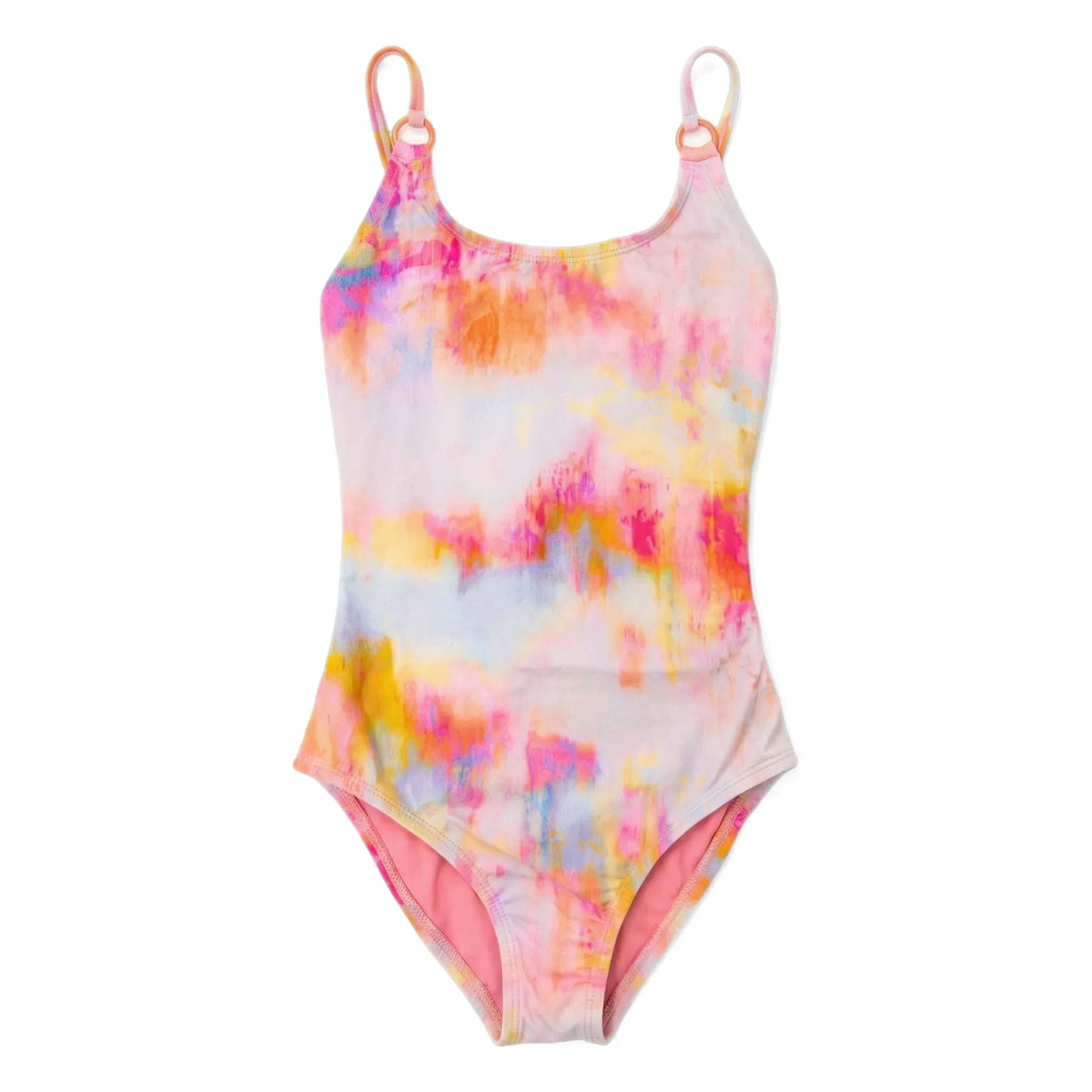 Lison Paris - 1 Parça Mayo Daiquiri Batik Desenli Geri Dönüştürülmüş Lifler | Pembe