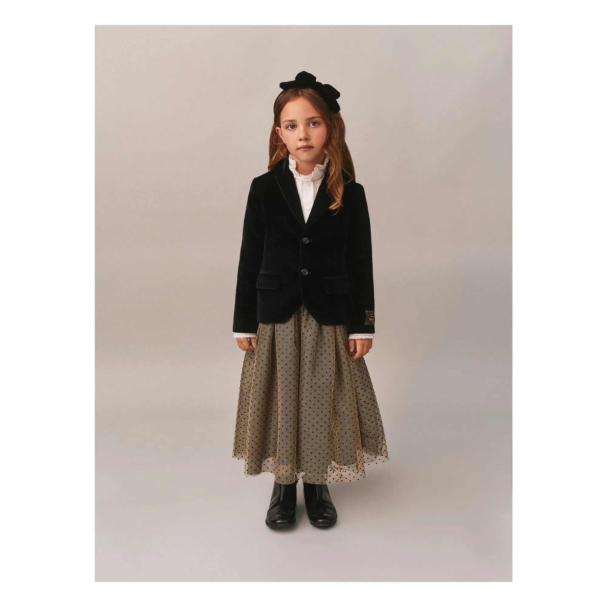 Bonpoint - Just Tulle Flocke elbise | Or