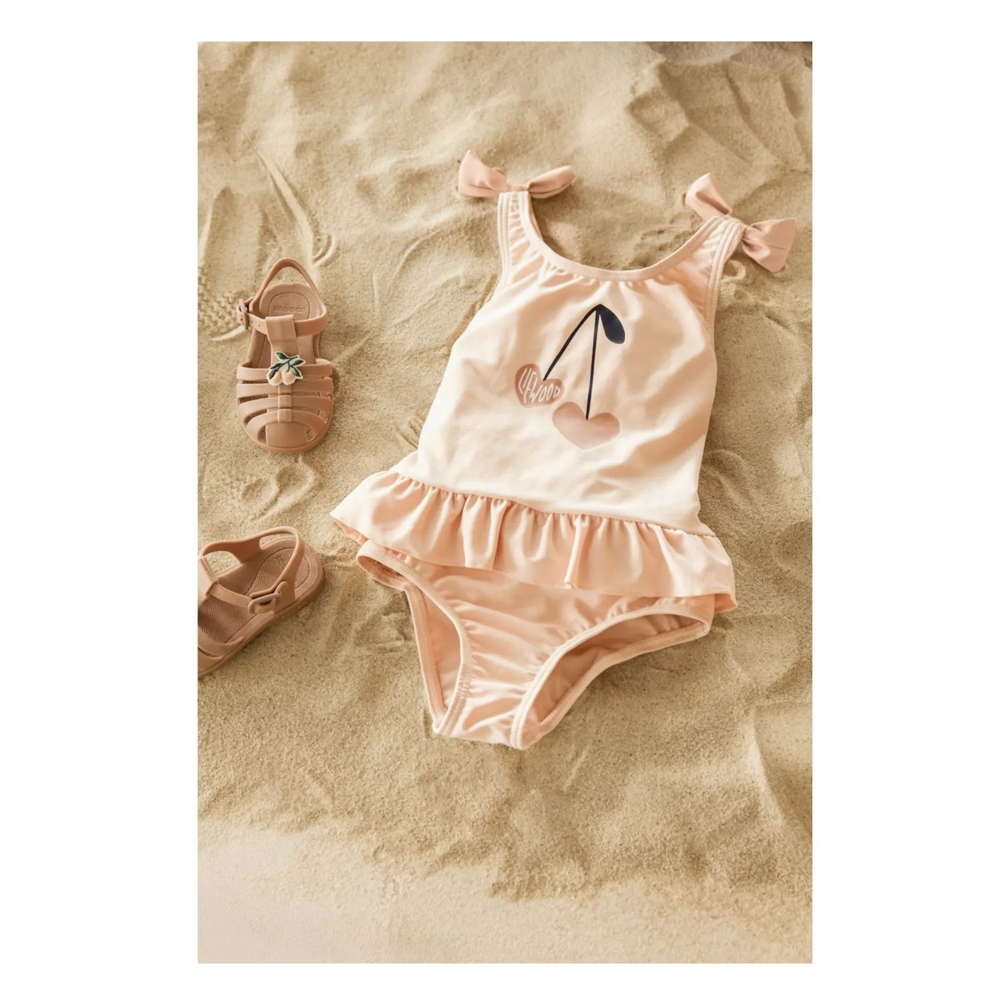 Liewood - Amara Kiraz Geri Dönüştürülmüş Elyaf Mayo | Soluk Pembe