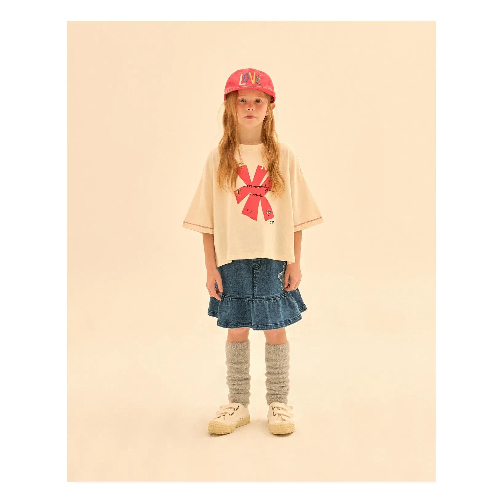 Jelly Mallow - Moody Me تيشيرت | Ecru