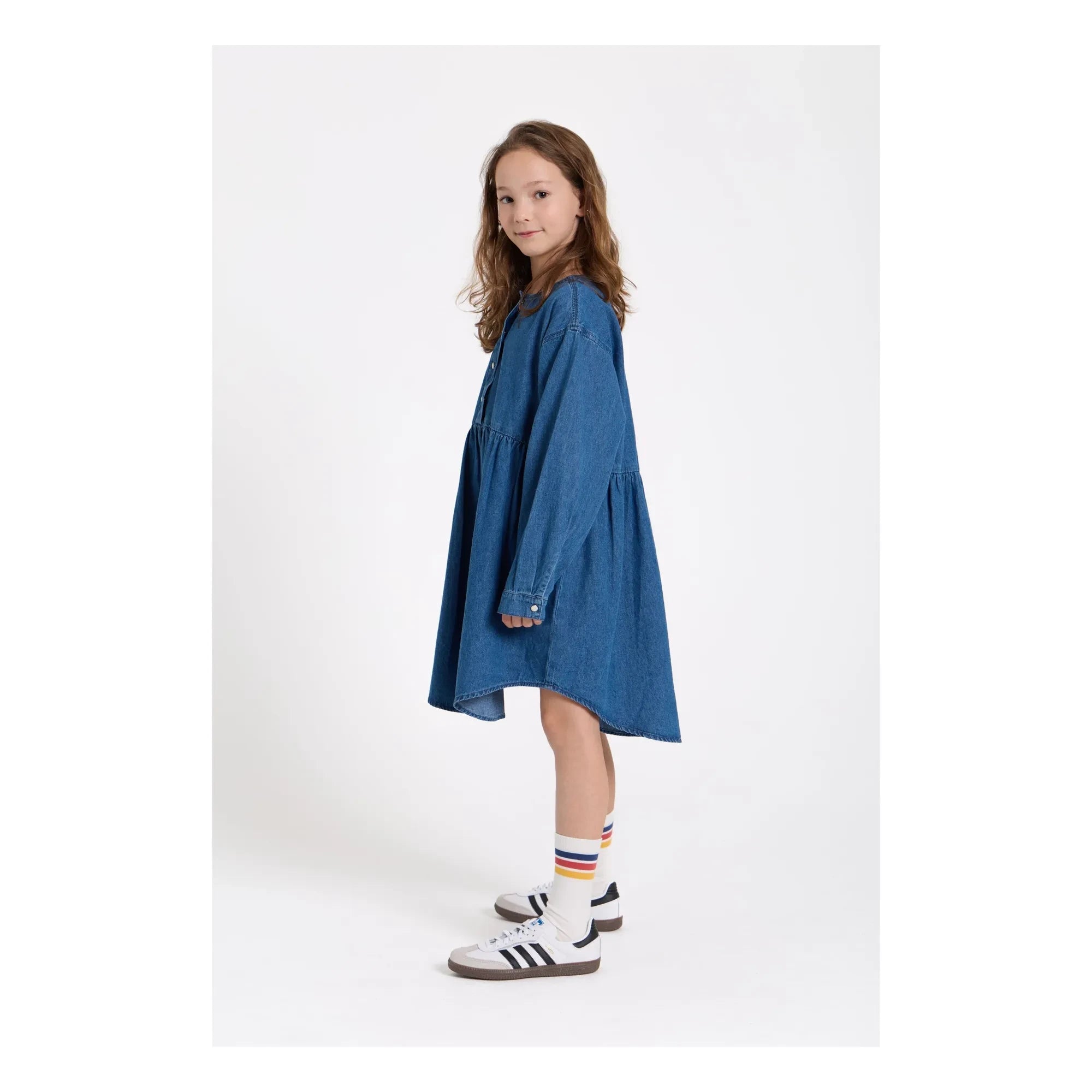 Smallable Kid - Drew Denim Elbise | Denim mavisi