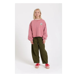 Hundred Pieces - Belmont organik pamuklu sweatshirt | Pembe