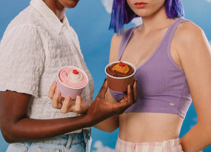 Eat My Socks - Yetişkin Çilekli Cupcake Çorap