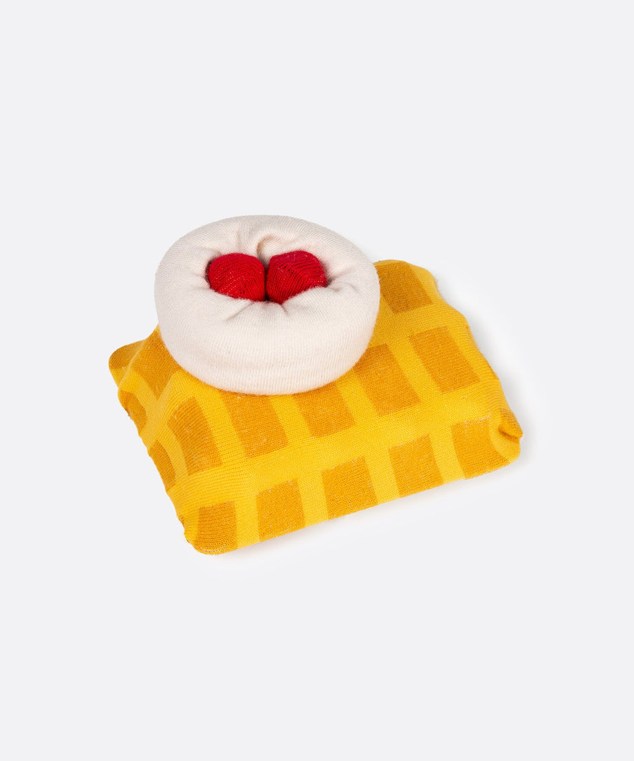 Eat My Socks - Yetişkin Tatlı Waffle Çorap - Dinossi
