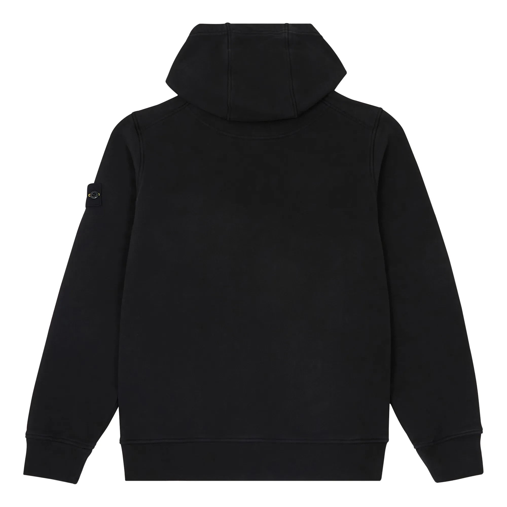 Stone Island - Logo Kapüşonlu Sweatshirt | Siyah