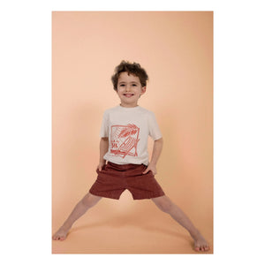 Loir - Dia Del Sol Chiné T-shirt | Gri-beyaz melanj