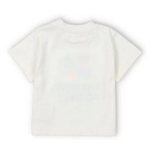 the new society - Mykonos Baby Logo Tişört | Ekru