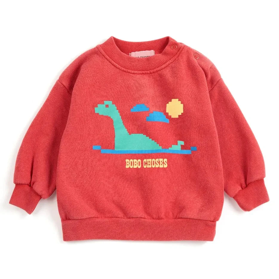 Bobo Choses - Sweat Lake Organik Pamuk Bebek | Kırmızı