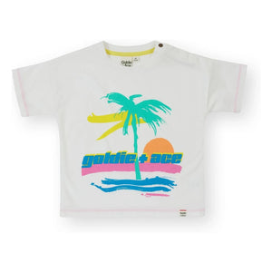 Goldie + Ace - Palm T-Shirt | Fildişi