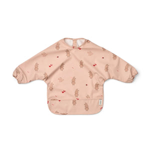 Liewood - مئزر طعام بأكمام Merle | Wild child/Rosey