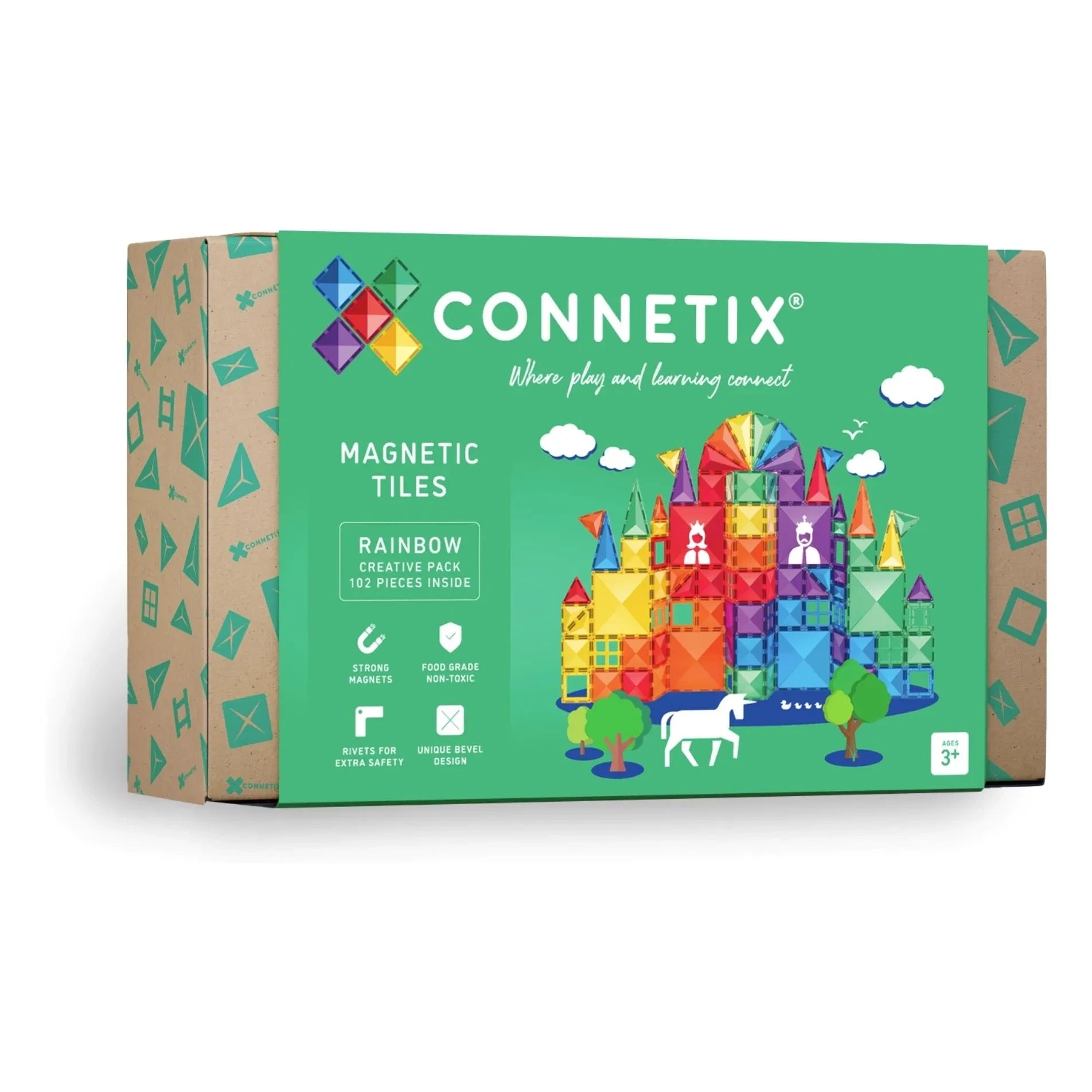 Connetix - Creative Pack - 102 Parça | Rainbow